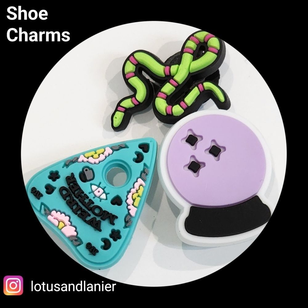 Shoe Charms "Mystic 1" Charms Set of 3